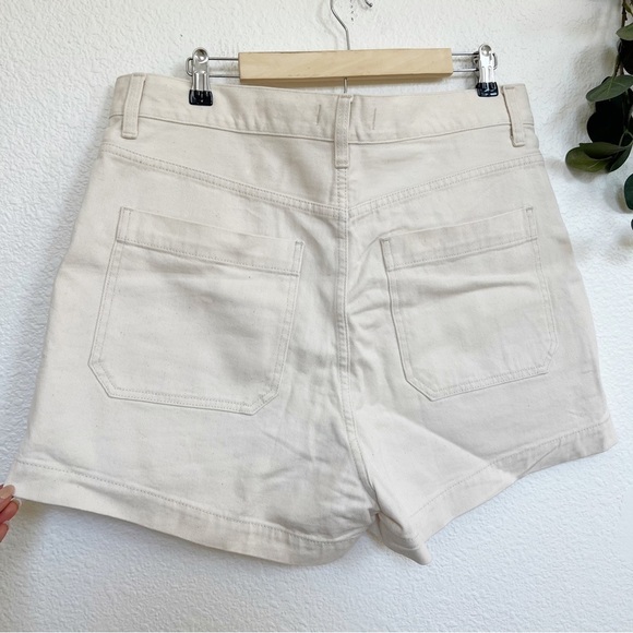 Madewell- NWT Denim Dempsey Shorts in Vintage Canvas Wash- Size 32 - Picture 5 of 9